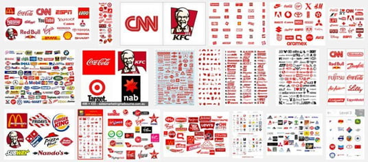 red logos
